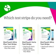 OneTouch Ultra Test Strips - 120 Count - Diabetic Test Strips for Blood Glucose Meter & Daily Blood Sugar Levels - 60 Count/Pack (2 Pack)