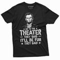 thumbnail image 3 of Men's Funny Abraham Lincoln 4th of July T-shirt independence day humorous history T-shirt (3X-Large Navy Blue), 3 of 7