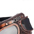 thumbnail image 2 of 1 pcs Transparent Lenses Retro Glasses (brown frame), 2 of 4