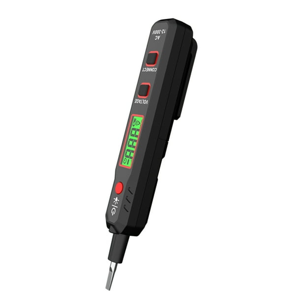 HABOTEST HT89 Probador de voltaje AC 12 ~ 300V Detector de voltaje sin contacto para cable vivo / nu HABOTEST Pluma de medición eléctrica