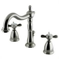 thumbnail image 1 of Kingston Brass KB1978BEX Robinet de Lavabo à Grand Diffusion avec Pop-Up de Détail, Nickel Satiné, 1 of 2