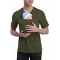 thumbnail image 5 of Kangaroo Shirt for Dad and Mom  Skin to Skin With Pouch - V Neck T-Shirt, 5 of 6