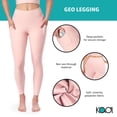 thumbnail image 3 of Kadi Women's Geo Legging with Pockets, Pearl Pink, X-Large, 3 of 6