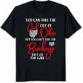 thumbnail image 2 of 100% Cotton You Can Take The Girl Out Of Ohio But You Cant Take The Buckeyes Out Of The Girl T-Shirt, 2 of 5