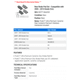 thumbnail image 2 of Rear Brake Pad Set - Compatible with 2005 - 2015 Honda Civic 2006 2007 2008 2009 2010 2011 2012 2013 2014, 2 of 2