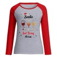 thumbnail image 2 of Gibobby Ropa de entrenamiento cómoda para mujer informal de casa con estampado navideño para mujer (Multicolor, S), 2 of 4