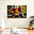 thumbnail image 3 of Elephant Stock Wine Wall Art - Horizontal Canvas Wall Art - Living Room Wall Decor - Food And Drink Canvas - Red And Black Decor - 12" x 8", 3 of 8
