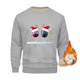 thumbnail image 1 of Blusas y camisas de cuello redondo y manga larga para hombre, blusa de poliéster con estampado navideño de copa de vino y terciopelo., 1 of 6