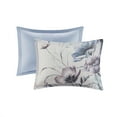 thumbnail image 5 of Madison Park 8 Piece King Floral Comforter Set, Cotton Comforter Bed in A Bag with Bedskirt, Spring Blue Floral Comforter Bed Set, Bedding Sets with Tufted Decorative Pillow for Girls, 5 of 10