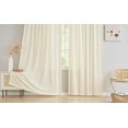 thumbnail image 3 of czcpp-Privacy Sheer Curtains That Let Light in, Rod Pocket Semi Sheer Privacy Curtains 95 inch Length 2 panels, Soft Velvet Opaque Beige Privacy Draps for Windows Living Room Bedroom French doors (52, 3 of 4