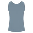 thumbnail image 6 of Nestiefly Womens Cut Out Plus Size Tank Tops with Built in Bra Wide Strap Camisole Summer Basic Udershirts Tank Basic Cami Tops Light Blue XL, 6 of 6