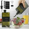 thumbnail image 2 of FUYGRCJ 2PCS Olive Oil Dispenser Bottle, UV-Protected Dark Glass Bottle, 500ml Large Capacity Oil and Vinegar Dispenser Set, Soy Sauce Dispenser, Coffee Syrup Bottles with Silicone Funnel and Label, 2 of 11