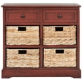 thumbnail image 3 of Safavieh Herman 2-Drawer Storage Unit with 4 Wicker Baskets, 3 of 4