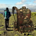 thumbnail image 4 of Bolsa de viaje para acampar para hombre, de tela Oxford para exteriores, bolsa de senderismo de camuflaje militar, de combinación camuflaje Baoblaze Mochila deportiva al aire libre, 4 of 8