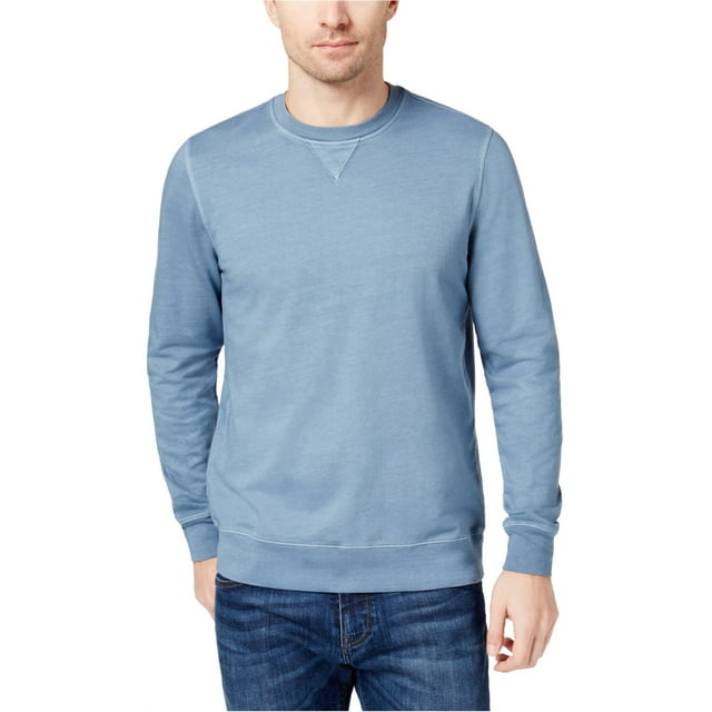 Sudadera de manga larga para hombre Club Room, azul, pequeña