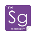 thumbnail image 1 of Chestry Elements Period Table Transition Metals Seaborgium Sg Glasses Cloth Screen Cleaner Suede Fabric 2 Pack, 1 of 2