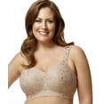 thumbnail image 2 of ELILA Nude Jacquard Wireless Softcup Cushion Straps Bra, US 34J, UK 34GG, NWOT, 2 of 4