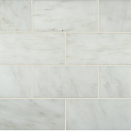 MSI Greecian White 3 in. x 6 in. Polished Marble Floor and Wall Tile (1 sq. ft. / case)