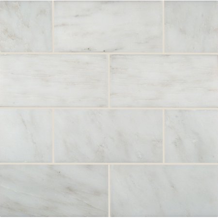 (QTY 10) MSI Greecian White Polished Marble Tile 