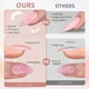 thumbnail image 2 of Almond nail tips - brown soft gel nail kit with 150 pieces of medium fake nails, 2 of 5