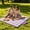 Purple-Free Size/PP, variant on Waterproof Foldable Picnic Blanket Large Outdoor Mat Portable Soft Comfortable for Beach Camping Lawn Park Family Picnic Travel Concert Stadium Grass 6.56ft x 4.92ft Family Picnic All Day Comfort