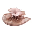 thumbnail image 1 of sombrero cóctel té fiesta mujeres niñas pinza de pelo Rosa Yuyangstore sombrero tocado, 1 of 8