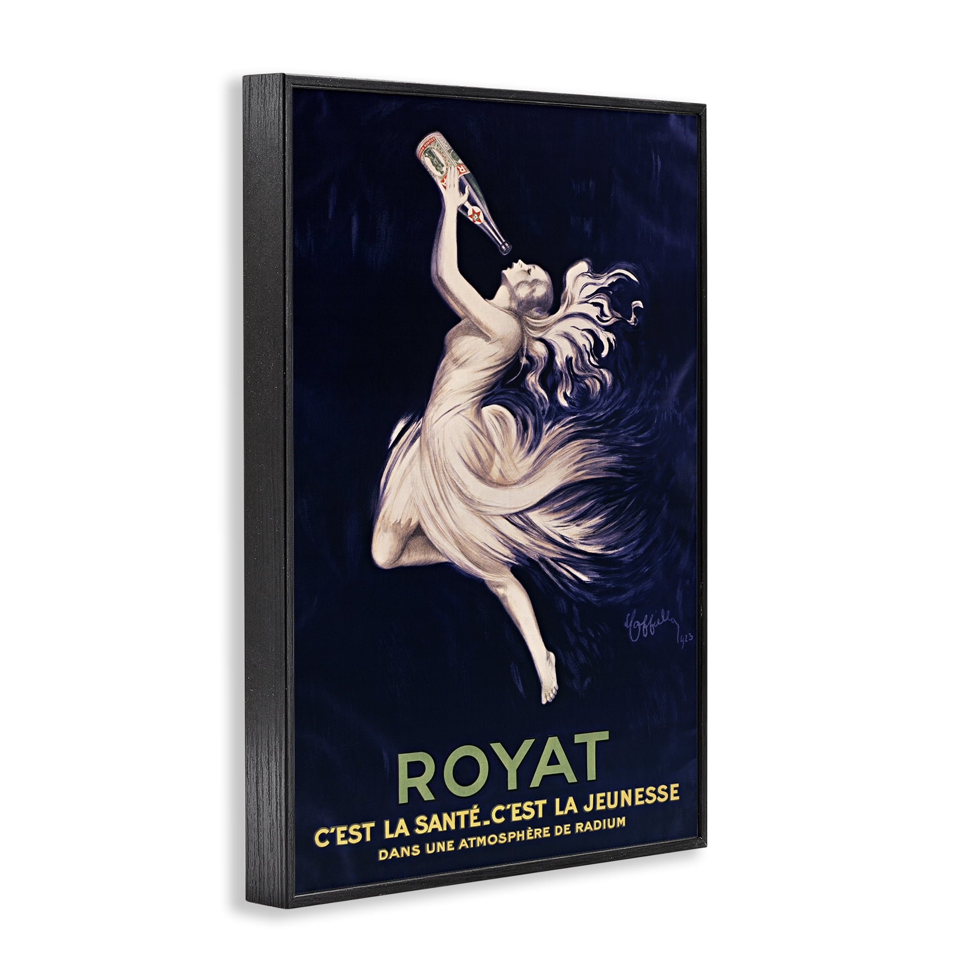 Stupell Industries Royat 1923 Advertisement Black Framed Giclee Art, design by Leonetto Cappiello