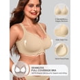 thumbnail image 2 of Sujetadores de gelatina Bra OEAK para mujer, sin aros, festoneados, 2 of 6