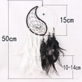 thumbnail image 2 of Luxsea 6.5" Diameter Dream Catcher Handmade Traditional Dream Catche Yin Yang 16" Long Home Decoration, 2 of 6