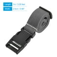thumbnail image 2 of Unique Bargains 1m Length with Quick Release Buckle Luggage Straps, Gray, 2 of 5
