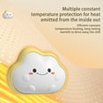 thumbnail image 4 of PATLOLAV Hand Warmers, Rechargeable Cute Cloud Electric Hand Warmer 10-Color Lights Reusable Heater Portable Pocket Heater Fast Dual-Sided Heating Winter Gifts for Holiday Hunting Camping Golf, 4 of 5