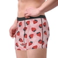 thumbnail image 2 of Pofeuu Strawberries Print Men’s Boxer Briefs, Moisture-Wicking Underwear, Regular,Trunk-Small, 2 of 5