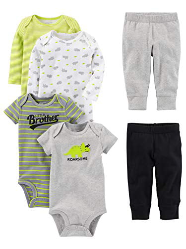 Simple Joys by Carters Baby Boys 4-Piece Bodysuit and Pant Set