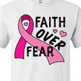 thumbnail image 4 of Inktastic Breast Cancer Awareness Faith Over Fear T-Shirt, 4 of 5