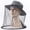 Dark Gray, variant on Sun Hat with Removable Mesh Head Net Safari Hat Outdoor UV Protection