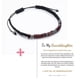 thumbnail image 1 of Pulseras para mujer, regalos para mi abuelo/nieto/nieta/hija/sobrino Pulsera "Yo te amo" Pulseras ajustables con cuentas para cumpleaños Navidad Acción de Gracias Código de regalo pulsera, 1 of 5