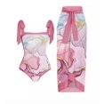 thumbnail image 1 of Lishi Vintage One Piece Swimsuit for Women - Timeless and Modest Swimwear Set, 1 of 5