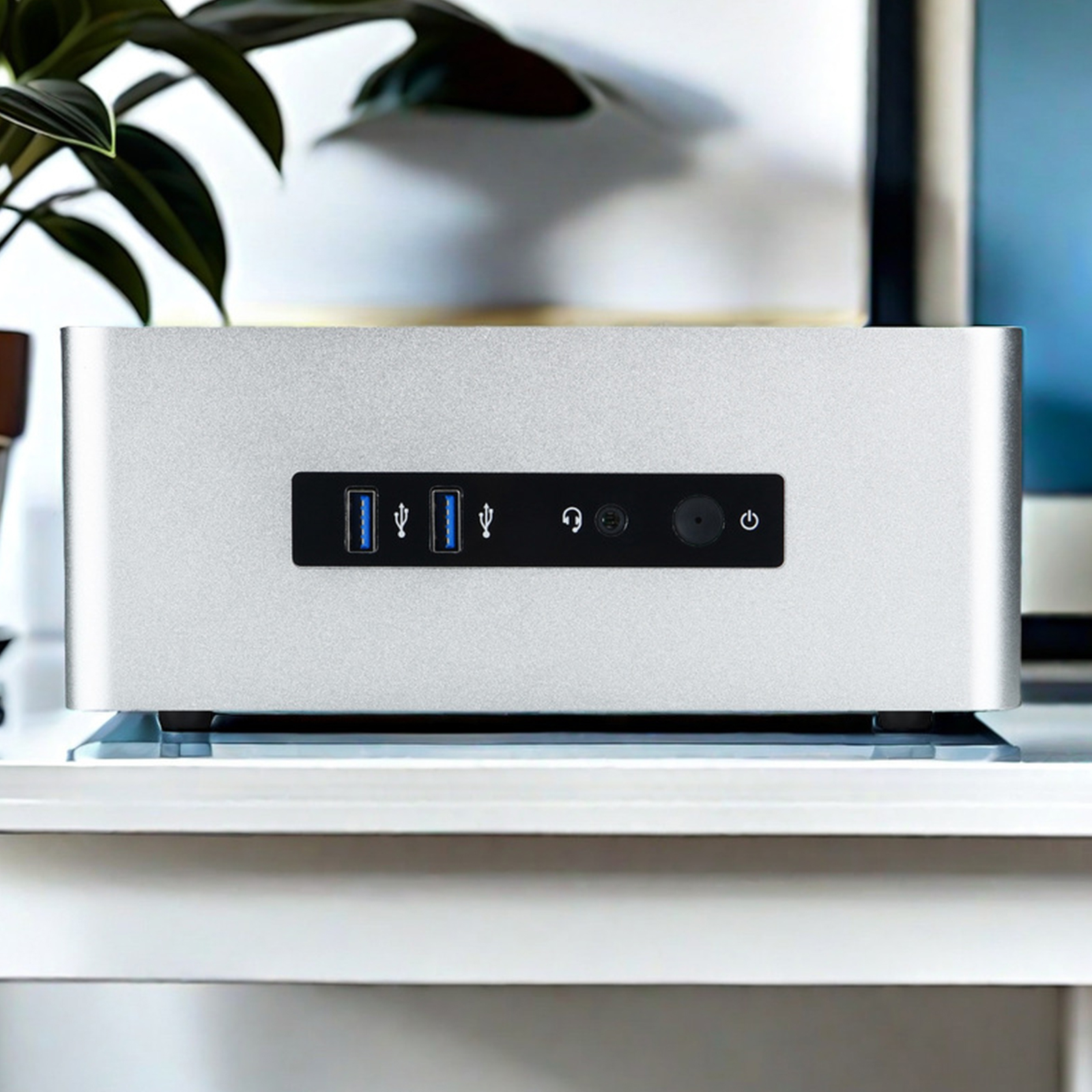 TA80 Small Desktop Case Small ITX Chassis HTPC PC Case Support 2.5inch Hard Disks Space Efficiency Cooling
