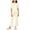 Beige, variant on Girls 2 Piece Long Sleeve 2026 Fashion Down Shirts and Wide Leg Pants Sets Outfits Purple 12-13 Years
