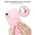 thumbnail image 2 of BENTOBEN iPhone XR Case, 6.1 inch Magnetic Case Compatible with MagSaf Slim Translucent Matte Shockproof, Pink, 2 of 7