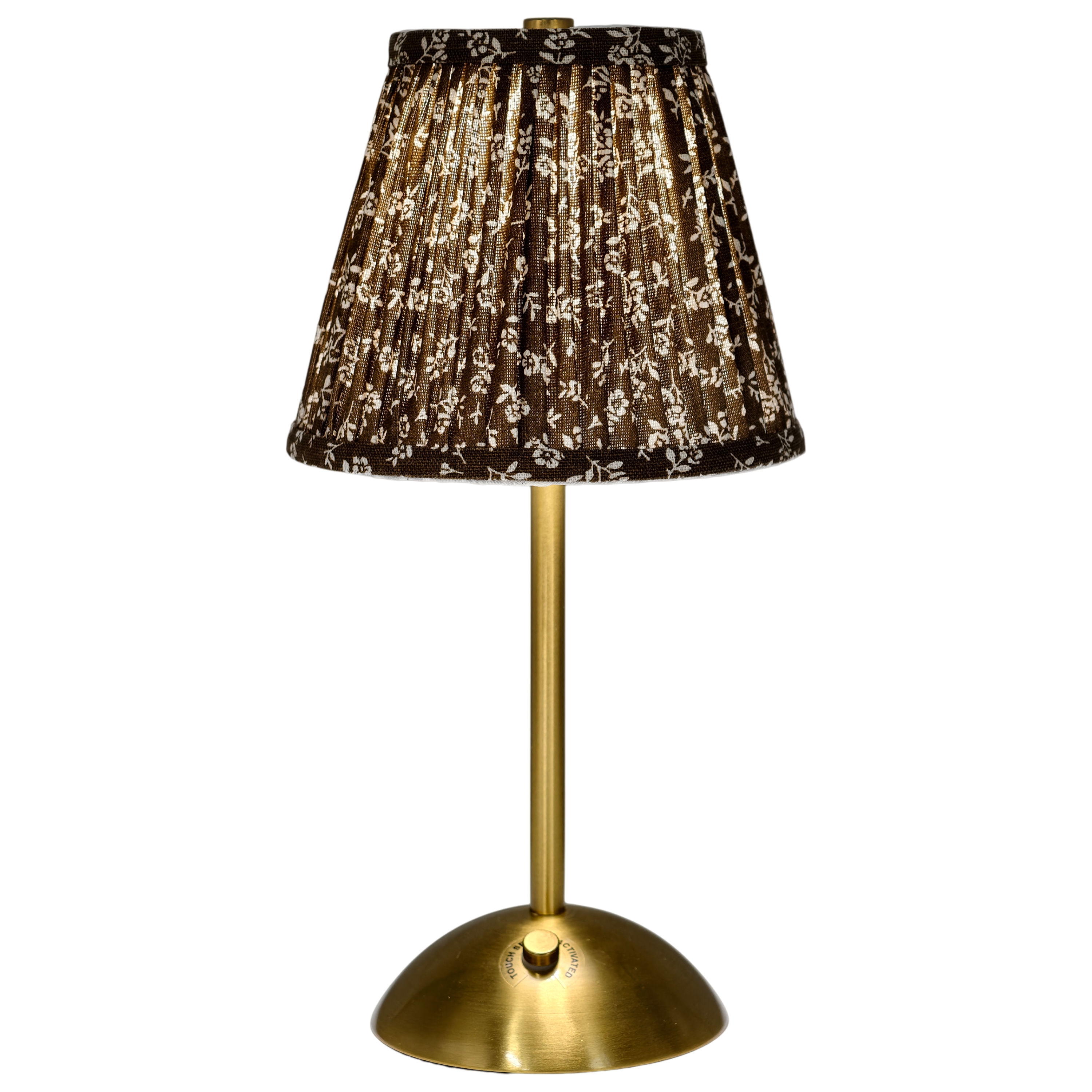 Home Decor Collection Brown Floral Rechargeable Table Lamp photo 6