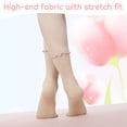 thumbnail image 4 of Bocaoying 6 Pairs Ruffle Grip Pilates Socks for Women, Non-slip Yoga Socks Athletic Crew Socks for Barre Ballet Barefoot Workout Hospital 5-7.5, 4 of 9