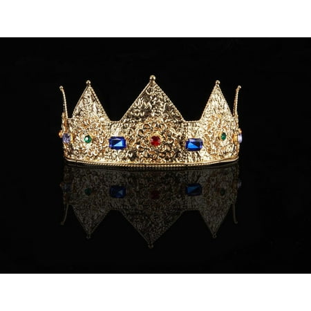 Ladies Pointed Gold Adjustable Crown Costume Accessory