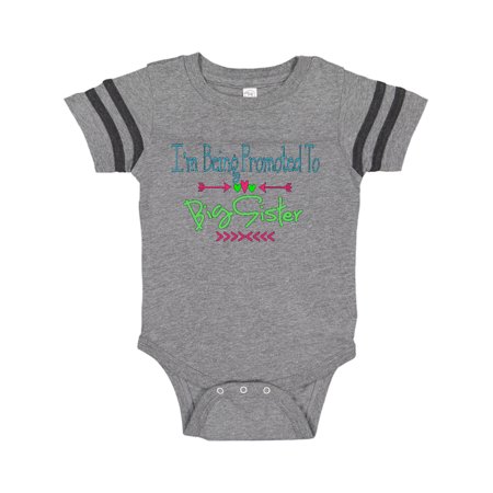 

Inktastic I m Being Promoted to Big Sister Gift Baby Girl Bodysuit