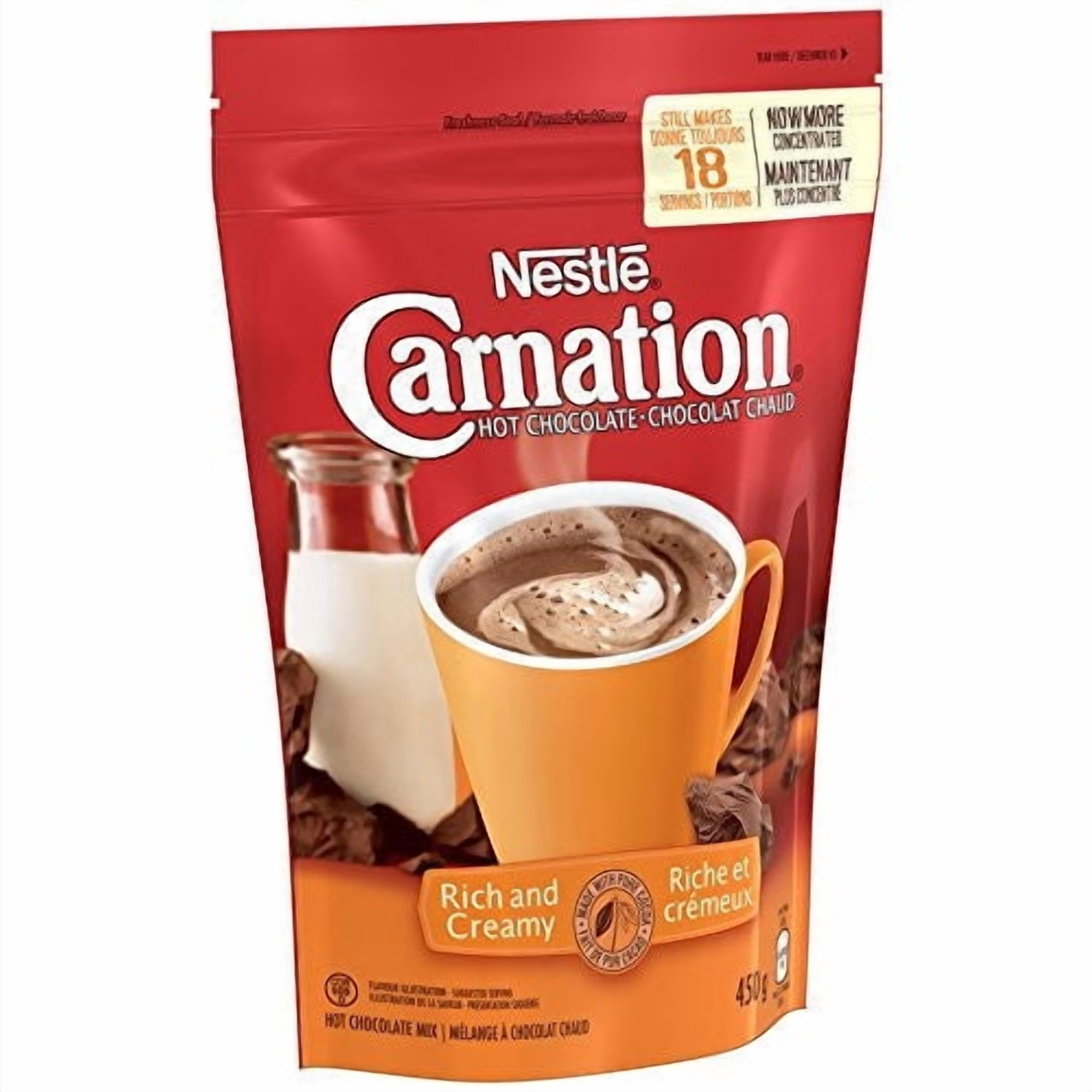 Nestle Carnation Rich and Creamy Hot Chocolate Mix, 450g