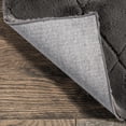 thumbnail image 5 of nuLOOM Amy Casual Faux Rabbit Machine Washable Area Rug, 7' 6" x 9' 6", Gray, 5 of 9