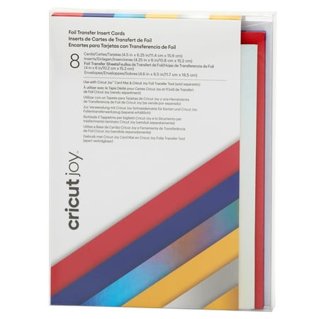 UPC: 0093573639029 | Cricut Joy™ Foil Transfer Insert Cards  Celebration Sampler – A6