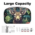 thumbnail image 3 of Deer Waterproof Oxford Cloth Charger Case with Storage Pouch, Cord Organizer, Phone Cable Organizer, and Charger Storage Organizer - 5.9x9.44x3.14 in., 3 of 6