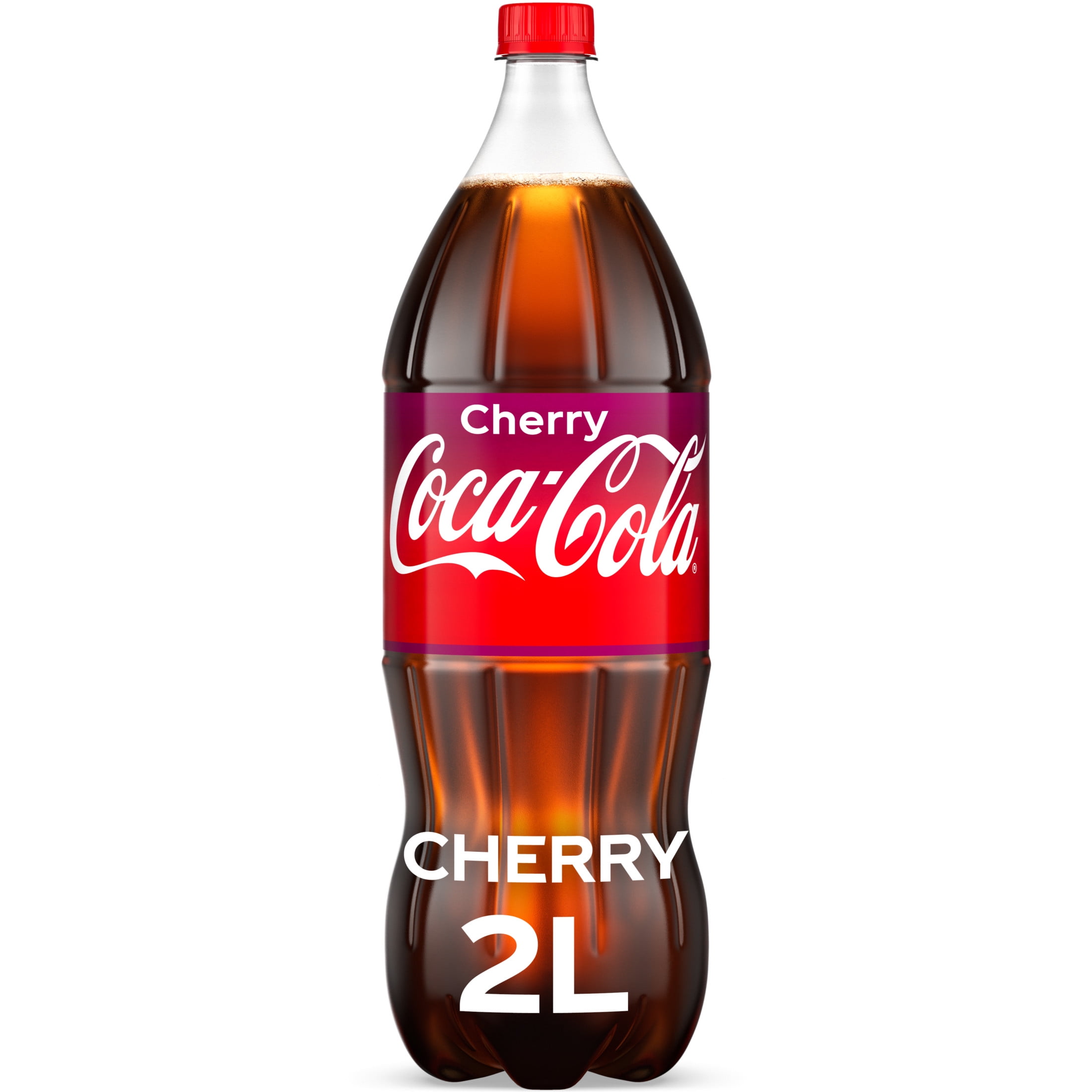 Coca-Cola Zero Sugar Cherry Sparkling Beverage, 2 Liter Bottle