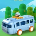 thumbnail image 3 of Bonita Botella de Agua con Forma de Autobús, Vaso Portátil con Pajita de 500 Ml, Diseño Antigoteo, Accesorio de Viaje de Verano, Ideal para Picnic En La Playa, Divertido Juego de Juguete y B, 3 of 4